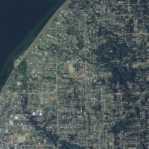 Aerial/Satellite Image of Olympic Elementary School, WA