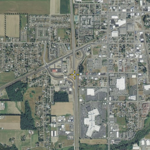 Aerial/Satellite Image of State Route Twenty Interchange, WA