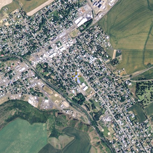 Aerial/Satellite Image of Dayton Elementary School, WA
