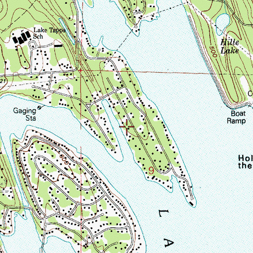 Topographic Map of Tacoma Point, WA