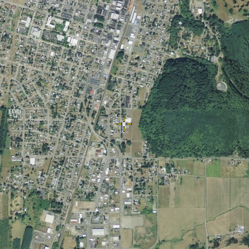 Aerial/Satellite Image of Washington Elementary School, WA