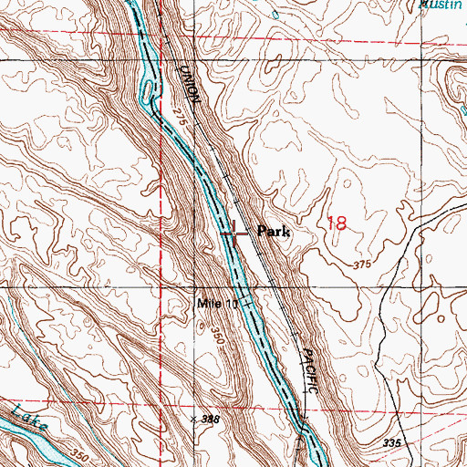 Topographic Map of Park, WA