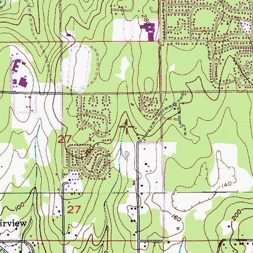 Topographic Map of Johansons Corner, WA