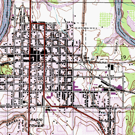 Topographic Map of New Morning Star Baptist Church, AL