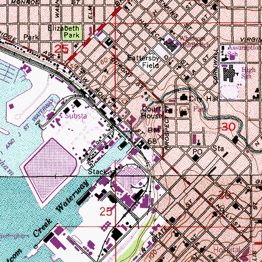 Topographic Map of Washington Colony (historical), WA