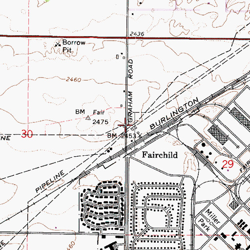 Topographic Map of Galena, WA
