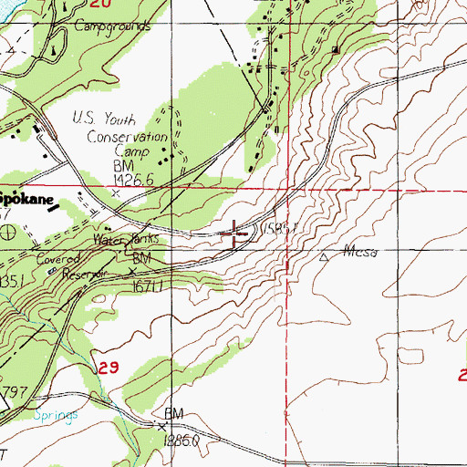 Topographic Map of Crystal City, WA