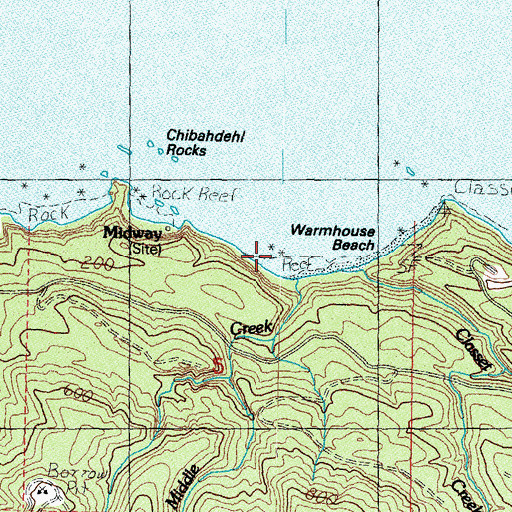 Topographic Map of Sah-da-ped-thl, WA