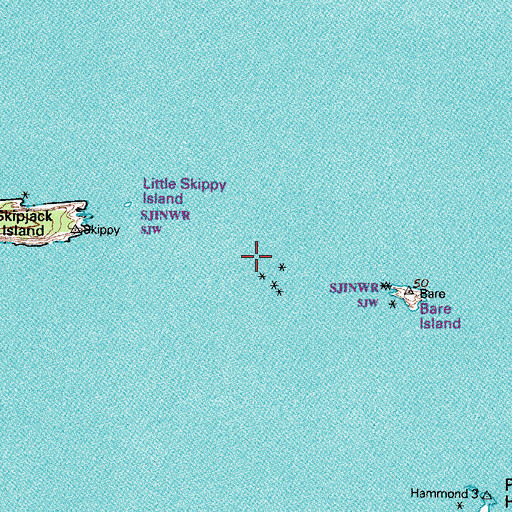 Topographic Map of Adolphus Island (historical), WA