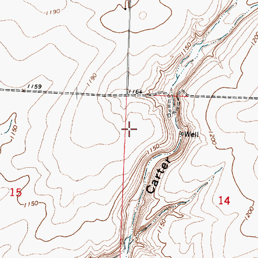 Topographic Map of Horse Heaven, WA