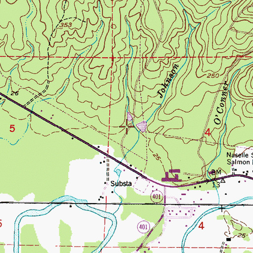 Topographic Map of Wirkkala Ponds, WA
