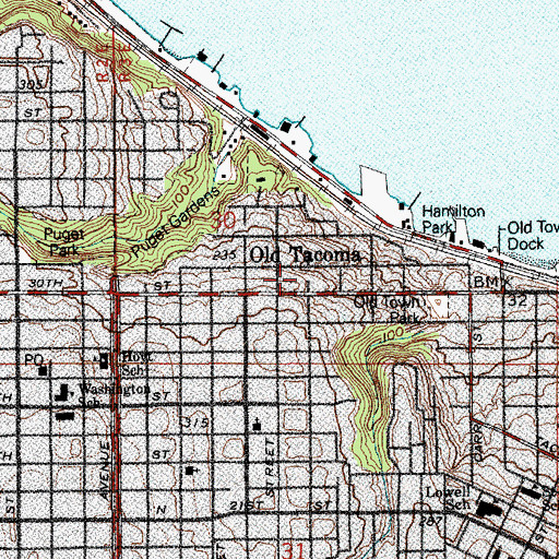 Topographic Map of Cebalop (historical), WA