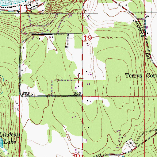 Topographic Map of New Utsaladdy, WA