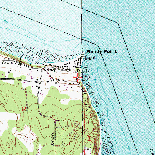 Topographic Map of Maple Cove, WA