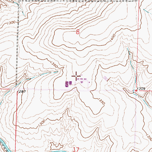 Topographic Map of Warden Hutterian Brethren School, WA