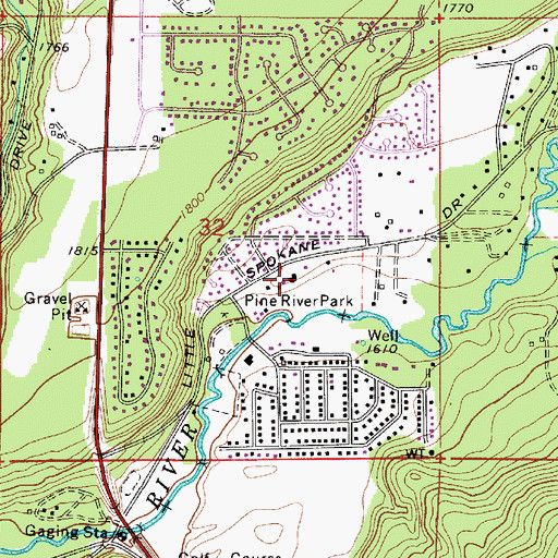 Topographic Map of Midway Elementary School, WA