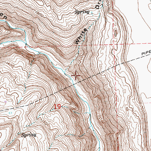 Topographic Map of Wood Creek, WA