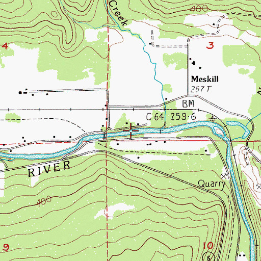 Topographic Map of Mays (historical), WA
