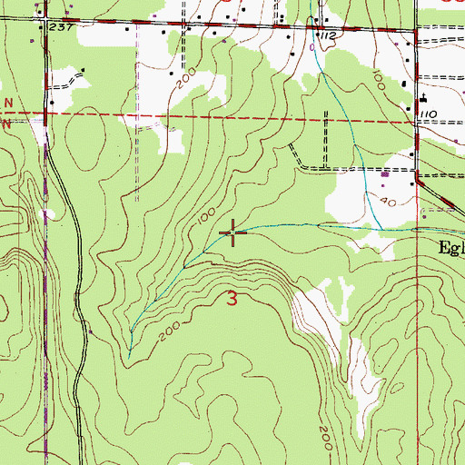 Topographic Map of Silver Creek, WA