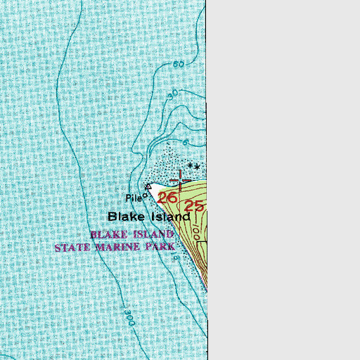 Topographic Map of Tatugh, WA
