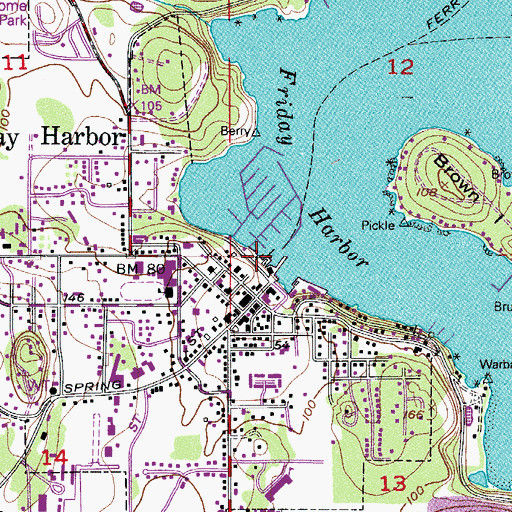 Topographic Map of Circle Park, WA