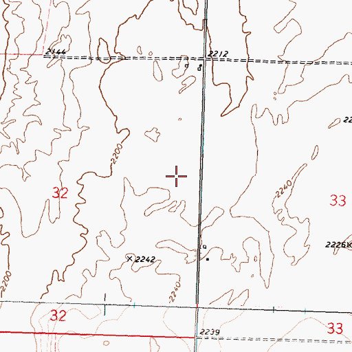 Topographic Map of Buckingham, WA