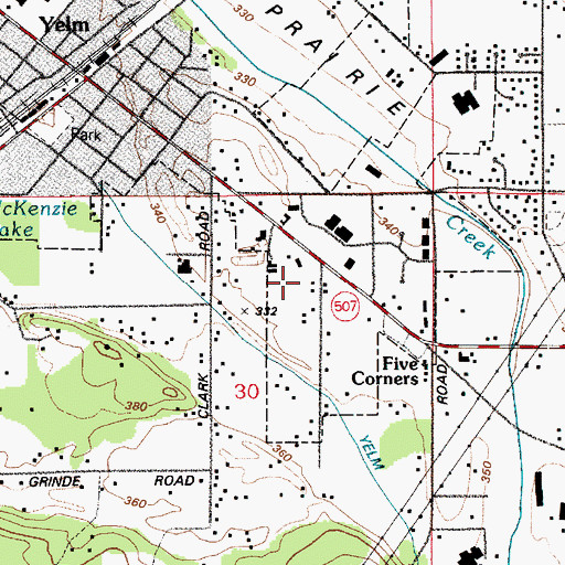 Topographic Map of Our Redeemer Lutheran School, WA