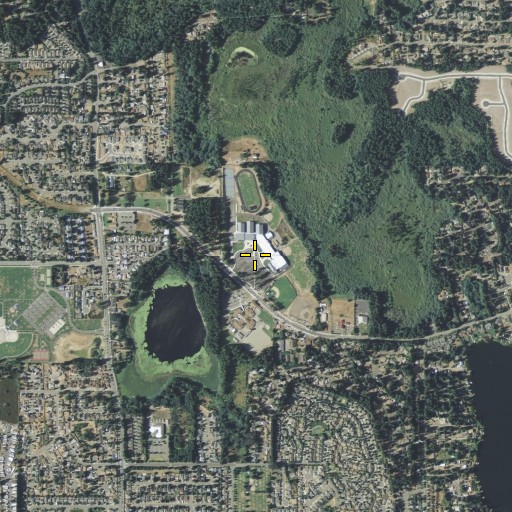 Aerial/Satellite Image of New Century High School, WA