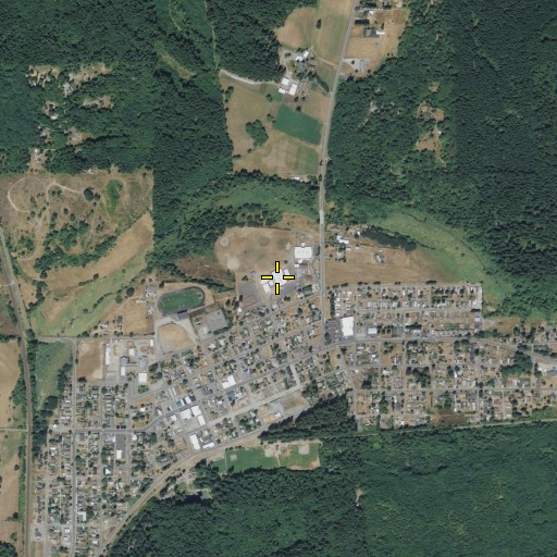 Aerial/Satellite Image of Tenino Middle School, WA