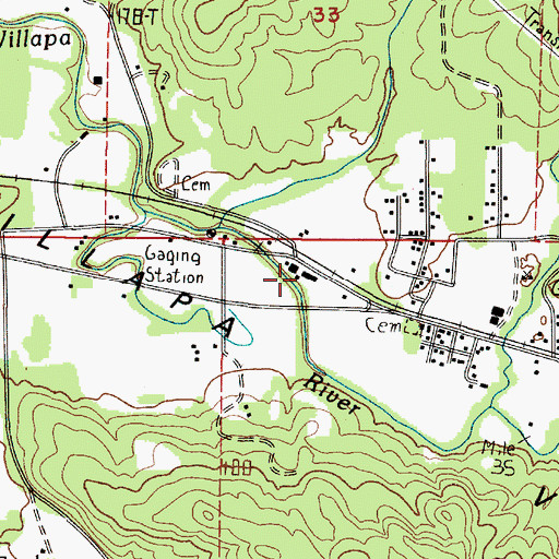 Topographic Map of Lebam Elementary School, WA