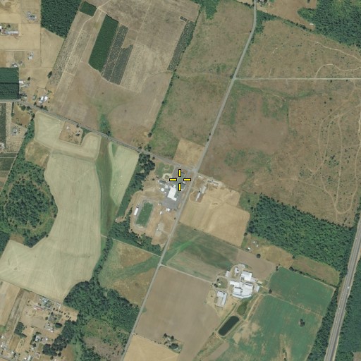 Aerial/Satellite Image of Winlock Senior High School, WA