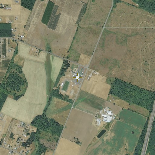 Aerial/Satellite Image of Winlock Middle School, WA