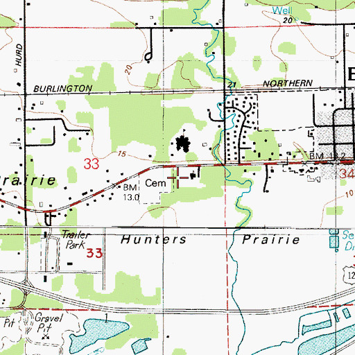 Topographic Map of Elma Adventist School, WA