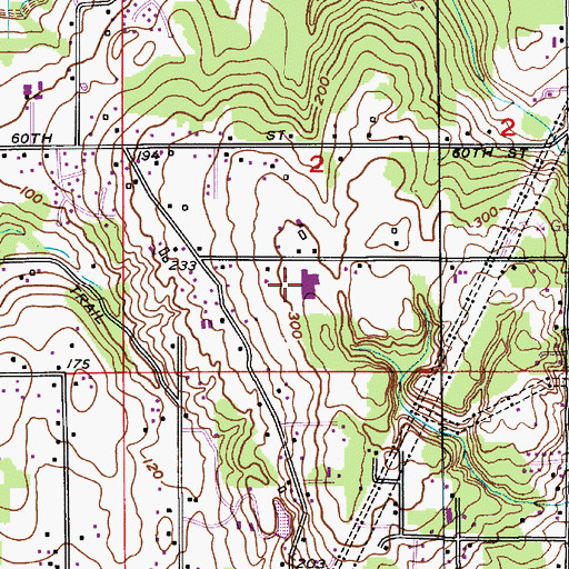 Topographic Map of Riverview Elementary School, WA