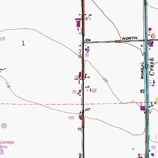 Topographic Map of Ebenezer Christian School, WA