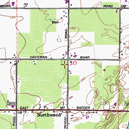 Topographic Map of Covenant Christian School, WA
