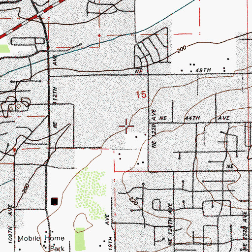 Topographic Map of Image Elementary School, WA