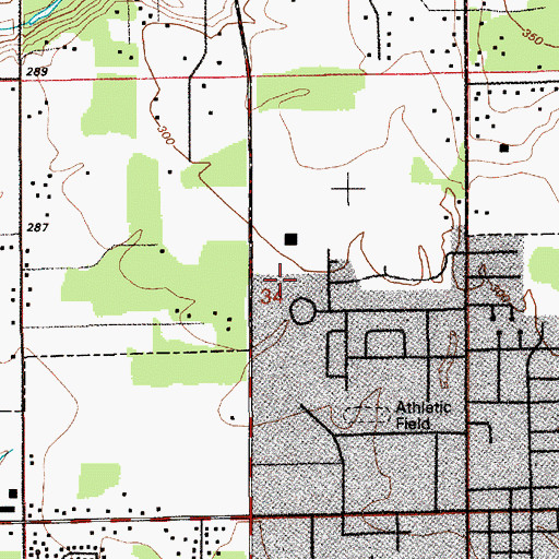 Topographic Map of Captain Strong Elementary School, WA