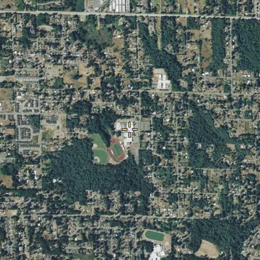 Aerial/Satellite Image of Liberty High School, WA
