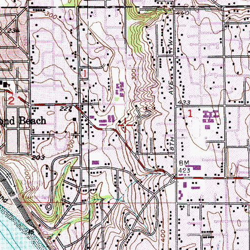 Topographic Map of Hurray for Me School, WA