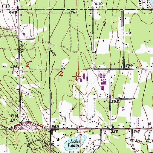 Topographic Map of Wellington Elementary School, WA