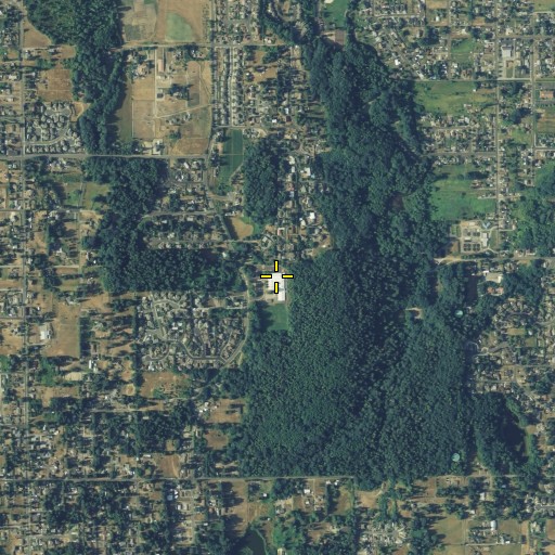 Aerial/Satellite Image of Fruitland Elementary School, WA