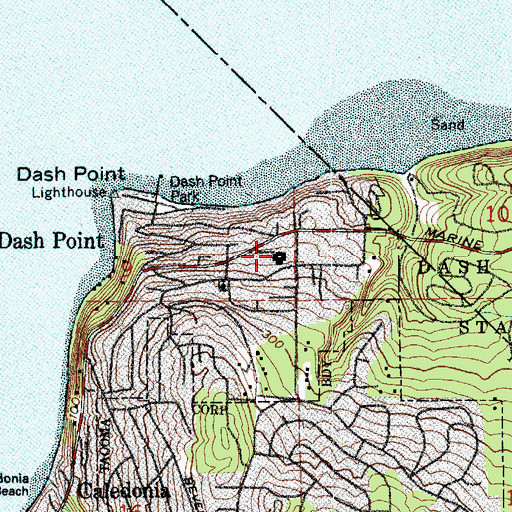 Topographic Map of Willard Elementary School, WA