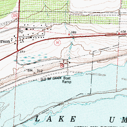 Topographic Map of Paterson Elementary School, WA