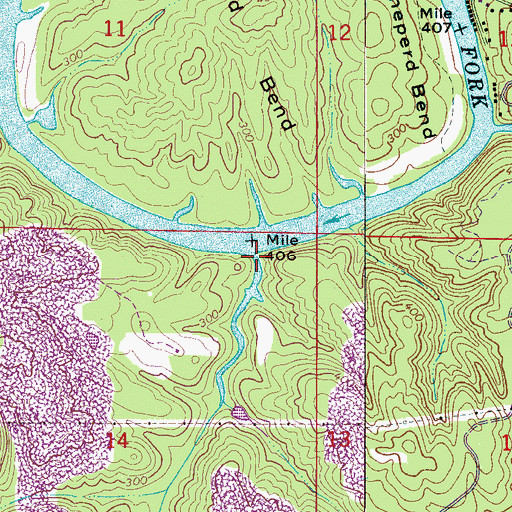Topographic Map of Jones Creek, AL