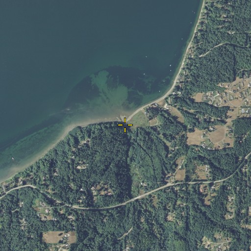 Aerial/Satellite Image of Anderson Creek, WA