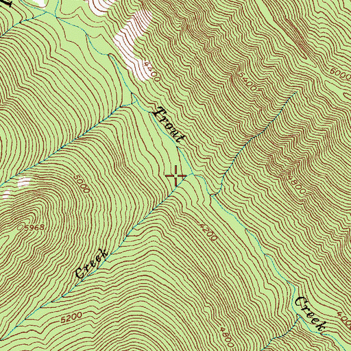 Topographic Map of Arralde Creek, WA