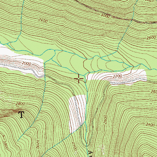 Topographic Map of Arrow Creek, WA