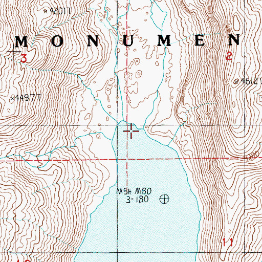 Topographic Map of Bear Creek, WA