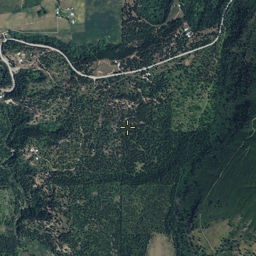 Aerial/Satellite Image of Becker Flat, WA